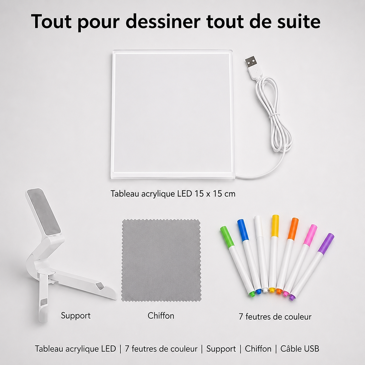 Tableau LED Créatif - Illuminez leurs rêves